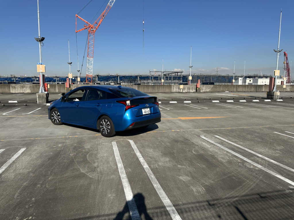 トレッサ横浜屋上駐車場車庫入れイベント